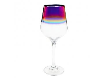 日式彩虹款电镀高脚杯